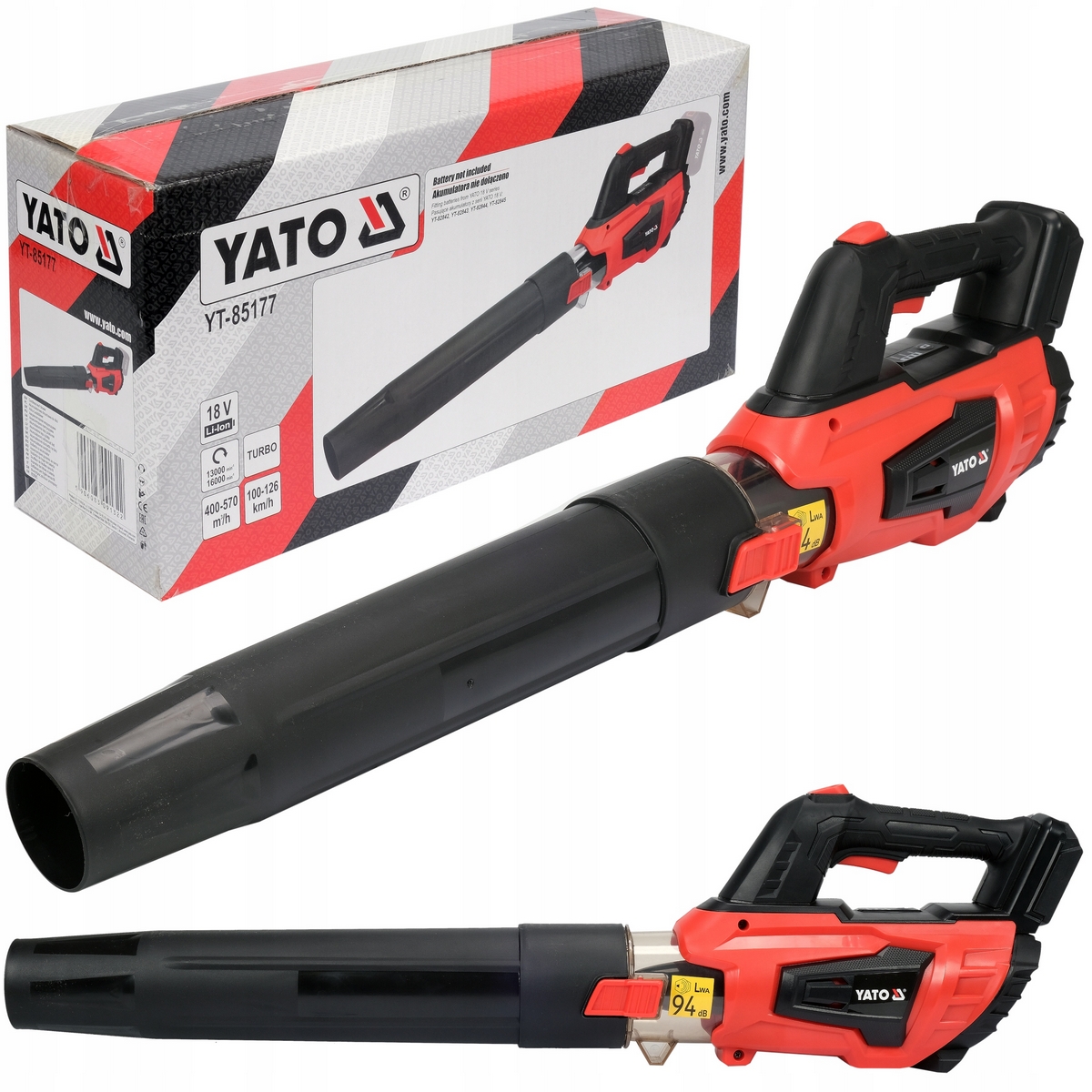 Batériový fúkač Yato 3,3 kg